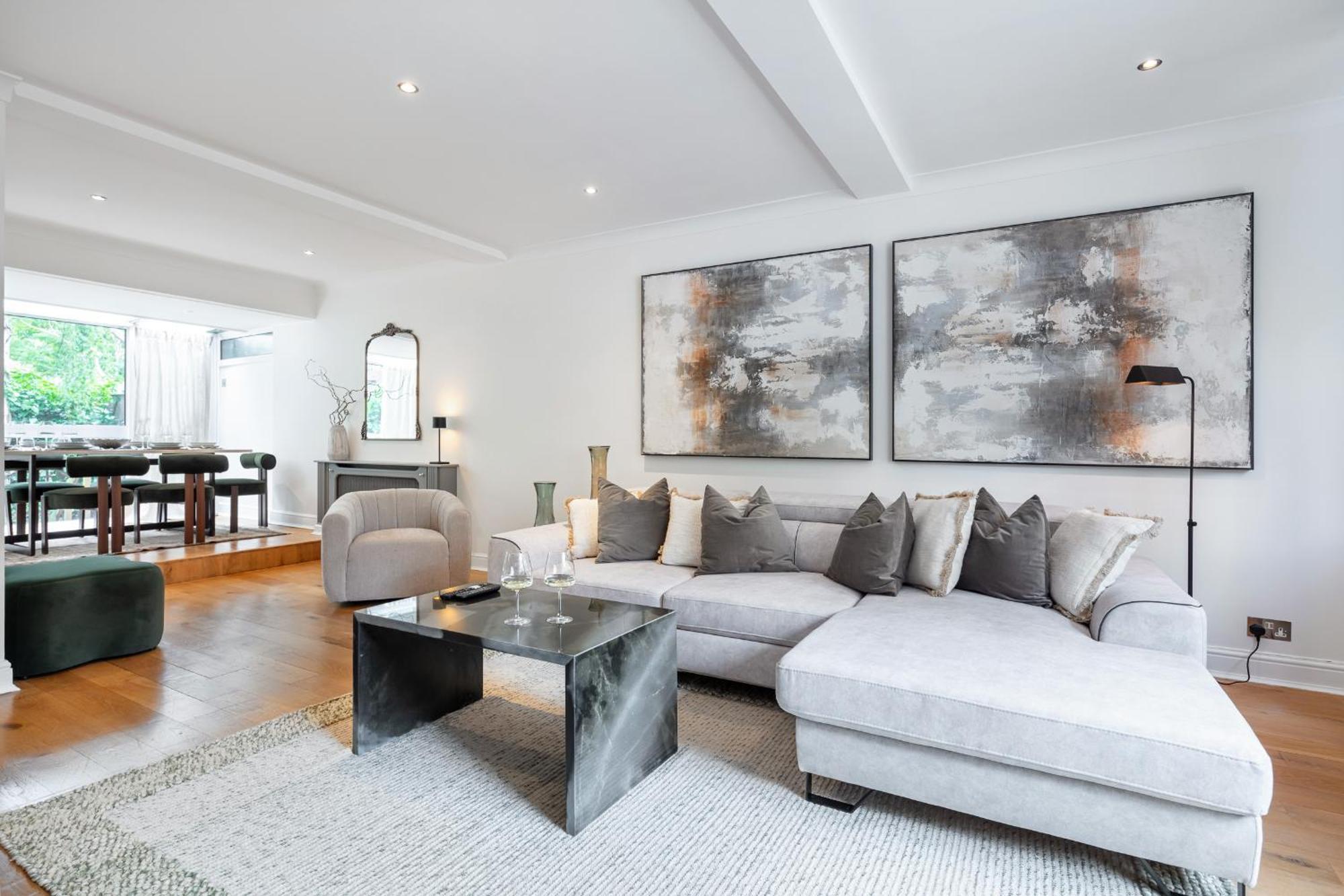 Rare 4Beds Townhouse In Kensington With Patio Villa London Exterior photo